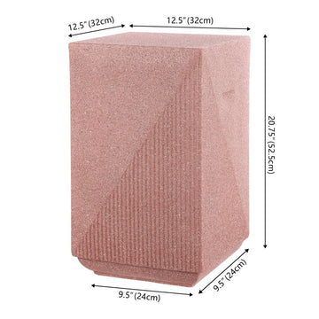 Adrian 20.75" Contemporary Minimalist Square Accent Table - JONATHAN Y